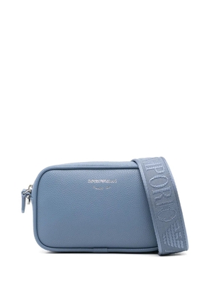 Emporio Armani leather cross body bag - Blue