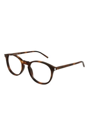 Saint Laurent Eyewear round-frame glasses - Brown