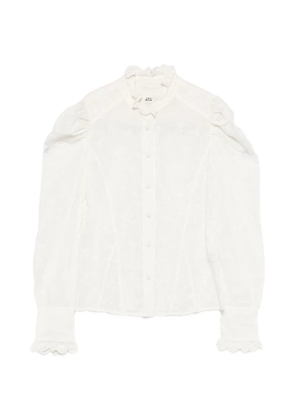 ISABEL MARANT ruffled-detail shirt - White