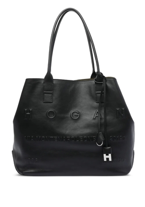 Hogan leather tote bag - Black