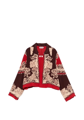 BODE floral button jacket - Red