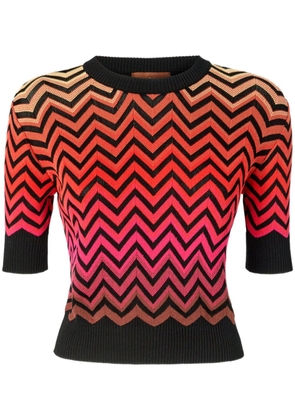 Missoni chevron-pattern T-shirt - Black