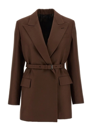 Brioni Prisca double-breasted blazer - Brown