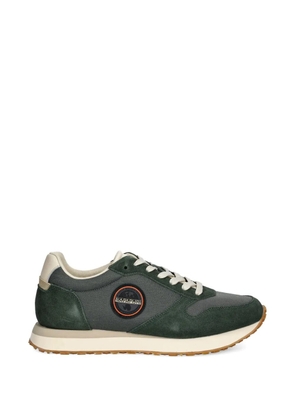 Napapijri Nova logo-patch sneakers - Green