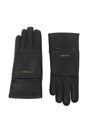 Namacheko logo-engraved gloves - Black