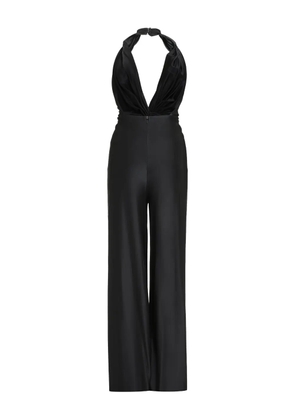 Costarellos gathered open-back jumpsuit - Black