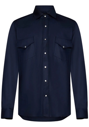 FRANZESE COLLECTION virgin wool shirt - Blue
