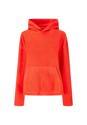 Rier wool fleece hoodie - Orange