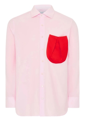 JW Anderson contrasting pocket shirt - Pink