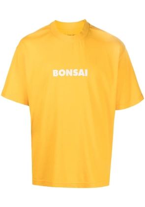 Bonsai logo-print T-shirt - Orange