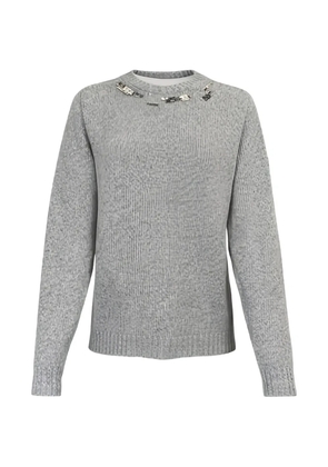 Fabiana Filippi embellished sweater - Grey