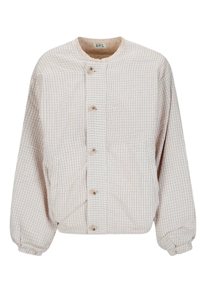 EPL checkered bomber jacket - Neutrals