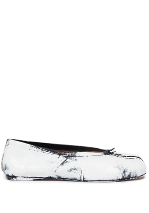 Maison Margiela Tabi New leather ballerina shoes - White