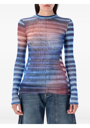 Jean Paul Gaultier striped top - Blue