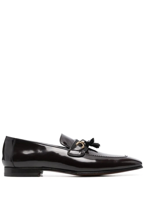 TOM FORD horsebit-detail leather loafers - Brown