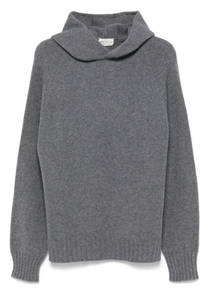 Ma'ry'ya ribbed-knit hoodie - Grey