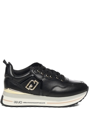 LIU JO Maxi Wonder logo-plaque sneakers - Black
