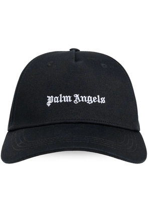 Palm Angels logo-embroidered baseball cap - Blue