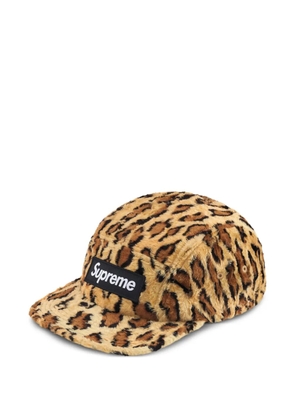 Supreme x GOODENOUGH Crushed Rayon Camp cap - Brown