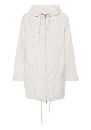 Herno shell zipped raincoat - Grey