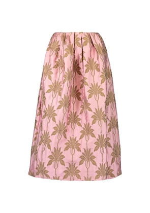Odeeh floral midi skirt - Pink