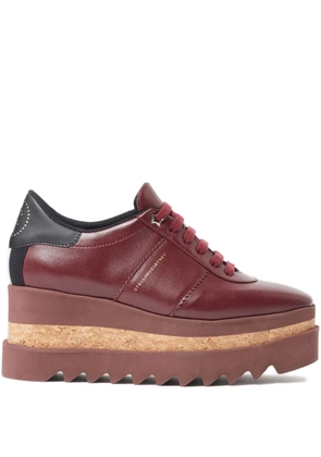 Stella McCartney 80mm platform lace-up sneakers - Brown