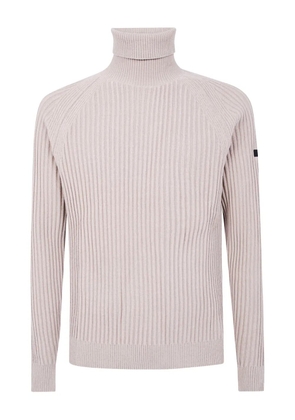 RRD roll-neck ribbed sweater - Neutrals