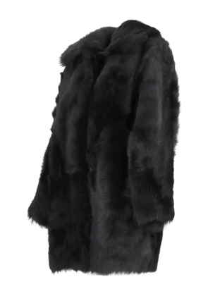 LA ROSE faux-fur coat - Black