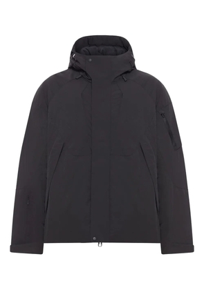 JG1 Hybrid hooded down jacket - Black