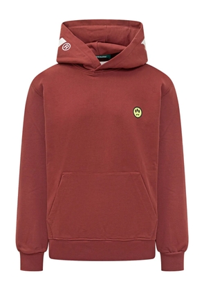 BARROW reverse-logo hoodie - Red
