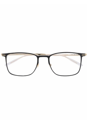 Montblanc matte-effect square-frame glasses - Black