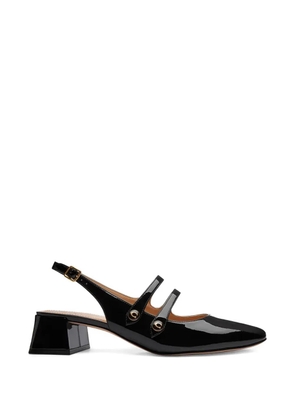 Coach Mary Jane strap block heel pumps - Black