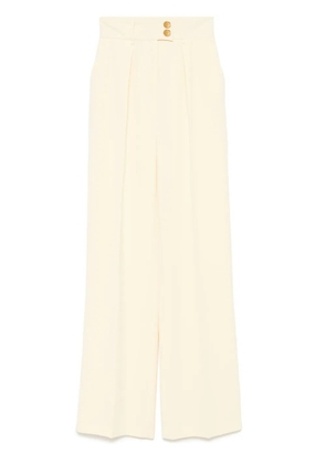 Elisabetta Franchi crepe trousers - Yellow