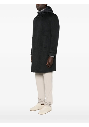 Corneliani hooded pocket coat - Grey