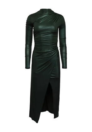 LAPOINTE drapped midi dress - Green