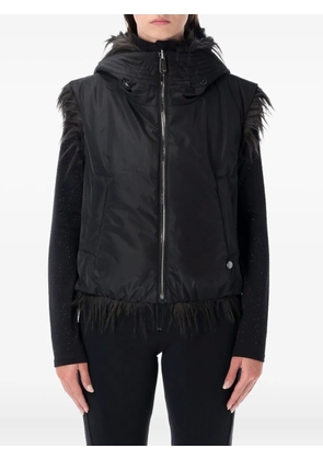 Goldbergh faux-fur hooded gilet - Black