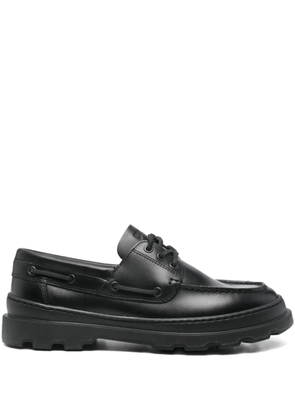 Camper lace-up boat shoes - Black