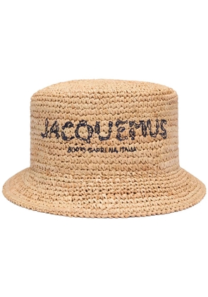 Jacquemus Le Bob Pesco bucket hat - Neutrals