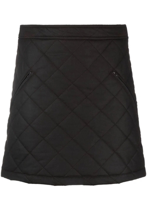 Burberry high-waist quilted skirt - Brown
