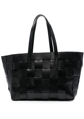 DRAGON DIFFUSION woven leather tote bag - Black