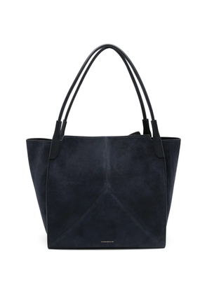 Victoria Beckham The Victoria suede tote bag - Blue