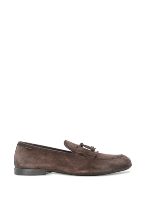 Alexander Hotto tassel-detail suede loafers - Brown