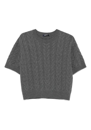 'S Max Mara cable-knit top - Grey