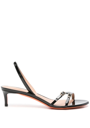 Santoni 45mm Virna sandals - Black