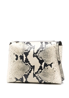 KHAITE Lina leather cross body bag - Neutrals