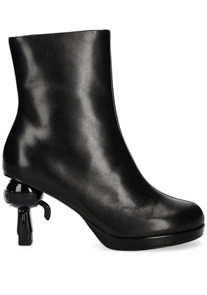 Karl Lagerfeld sculpted-heel boots - Black