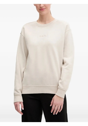 Napapijri B-Azure logo crew-neck sweatshirt - Neutrals