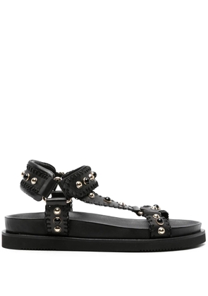 Ash Utopia studded leather sandals - Black
