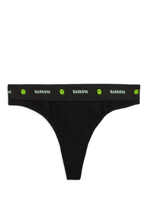 BARROW logo-waistband thongs (pack of three) - Grey