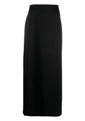 Lanvin satin midi skirt - Black